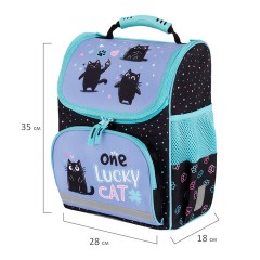 Ранец ПИФАГОР BASIC, 1 отделение, 3 кармана, эргономичная спинка, "Funny cats", 35х28х18 см, 273135 Ранец ПИФАГОР BASIC, 1 отделение, 3 кармана, эргономичная спинка, "Funny cats", 35х28х18 см, 273135 - фото 10