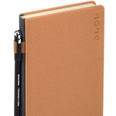 Ежедневник датированный 2026, А5, 138х213 мм, BRAUBERG "Essential", под кожу, держатель, бежевый, 117396 - фото 6