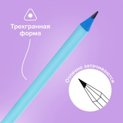 Набор карандашей чернографитных с ластиком BRAUBERG "PASTEL" 12 шт., HB, 181997 Набор карандашей чернографитных с ластиком BRAUBERG "PASTEL" 12 шт., HB, 181997 - фото 11