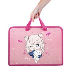 Папка на молнии с ручками ЮНЛАНДИЯ А4, 1 отделение, пластик, ширина 45 мм, "Anime Pals", 271457 Папка на молнии с ручками ЮНЛАНДИЯ А4, 1 отделение, пластик, ширина 45 мм, "Anime Pals", 271457 - фото 7
