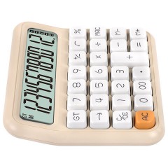 Калькулятор настольный BRAUBERG KW-1000-BG (152x132 мм), 3D-кнопки, 12 разрядов, бежевый, 272957 - фото 5