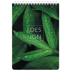 Блокнот А5 (146х206 мм), 80 л., гребень, картон, жесткая подложка, клетка, BRAUBERG, "Растения", 114388 - фото 5