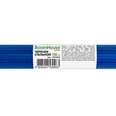 Черенок рукоятка для инвентаря 130 см, еврорезьба, металлопластик 0,35 мм, синий, BOOMHOUSE (БУМХАУС) EXTRA, 702232 - фото 4