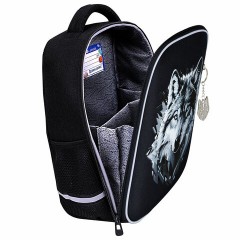 Ранец BRAUBERG LIGHT, 1 отделение, с брелком, Gray wolf, 36х26х13 см, 273111 Ранец BRAUBERG LIGHT, 1 отделение, с брелком, Gray wolf, 36х26х13 см, 273111 - фото 6