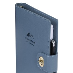 Ежедневник-органайзер недатированный B5 167х240 мм, BRAUBERG "Nova", под кожу, 160 л., голубой, 116201 - фото 6