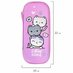 Пенал BRAUBERG, 1 отделение, 1 откидная планка, EVA, 22х10х5 см, "Cat tower", 272334 Пенал BRAUBERG, 1 отделение, 1 откидная планка, EVA, 22х10х5 см, "Cat tower", 272334 - фото 7