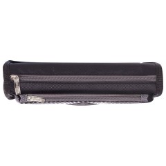 Пенал мягкий ЮНЛАНДИЯ, 2 отделения, полиэстер, "Shark", черный, 21х6х9 см, 270271 - фото 3