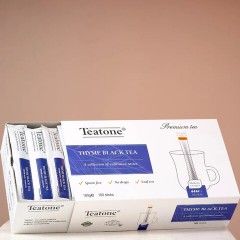 Чай TEATONE черный с чабрецом, 100 стиков по 1,8 г, 101 Чай TEATONE черный с чабрецом, 100 стиков по 1,8 г, 101 - фото 2