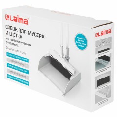Совок для мусора + щётка на телескопических рукоятках 59-93 см, бело-серый, LAIMA, 608952 Совок для мусора + щётка на телескопических рукоятках 59-93 см, бело-серый, LAIMA, 608952 - фото 11