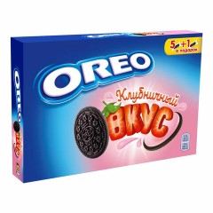 Печенье OREO с какао и начинкой с клубничным вкусом, 228 г, 9001526 Печенье OREO с какао и начинкой с клубничным вкусом, 228 г, 9001526 - фото 3