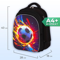 Рюкзак BRAUBERG KIDS MIND с пеналом в комплекте, 2 отделения, "Football", 40х28х18 см, 273178 Рюкзак BRAUBERG KIDS MIND с пеналом в комплекте, 2 отделения, "Football", 40х28х18 см, 273178 - фото 10