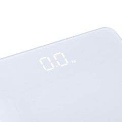 Весы напольные BRASSON (БРАССОН) FS-28С, 28x28 см, электронные, LED-дисплей, до 180 кг, стекло, белые, 458448 - фото 6