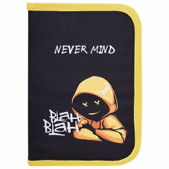 Пенал BRAUBERG с наполнением, 1 отделение, 1 откидная планка, 24 предмета, 21х14 см, "Rebel", 271528 - фото 2