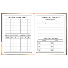 Дневник 1-4 класс 48 л., твердый, ЮНЛАНДИЯ, глянцевая ламинация, с подсказом, "Хомячок", 107579 - фото 7