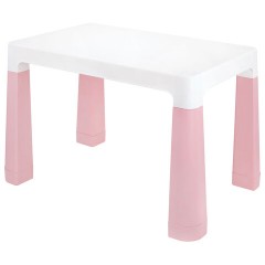 Стол детский + стул BRABIX KIDS CS-003, 2-7 лет, пластик белый + розовый, 533291 - фото 3