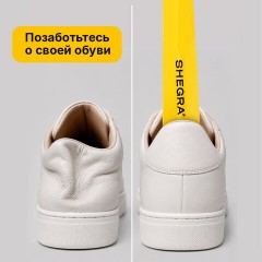 Ложка (рожок) для обуви с крючком МЕТАЛЛИЧЕСКАЯ 67 см, ЖЕЛТЫЙ, SHEGRA (ШЕГРА) PREMIUM, 702510 - фото 9