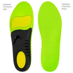 Стельки для кроссовок СПОРТИВНЫЕ КАРКАСНЫЕ, материал PU PRO SPORT, размер RU 40-41 / EU 41-42, с линиями выреза, SHEGRA (ШЕГРА), 700767 - фото 2
