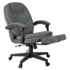 Кресло офисное CH-868MSG-BF, синхромеханизм, вибромодуль, подставка для ног, ткань, серое, 1998751 - фото 9