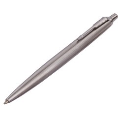 Ручка шариковая PARKER "Jotter XL Monochrome Stainless Steel CT", корпус серебристый, сталь, синяя, 2122756 - фото 4