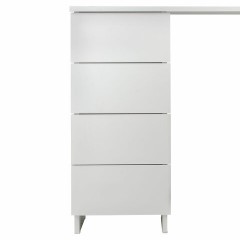 Стол письменный/компьютерный BRABIX "Scandi CD-016", 1100х500х750 мм, 4 ящика, белый, 641891, ЦБ013707-1 - фото 8