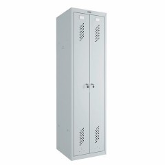 Шкаф металлический для одежды BRABIX "LK 21-50", 2 секции, 1830х500х500 мм, 29 кг, 291379 Шкаф металлический для одежды BRABIX "LK 21-50", 2 секции, 1830х500х500 мм, 29 кг, 291379 - фото 2