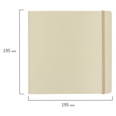 Скетчбук для акварели, 200 г/м2, 195х195 мм, среднее зерно, 20 л., сшивка, резинка, БЕЖЕВЫЙ, BRAUBERG ART PREMIERE, 113260 Скетчбук для акварели, 200 г/м2, 195х195 мм, среднее зерно, 20 л., сшивка, резинка, БЕЖЕВЫЙ, BRAUBERG ART PREMIERE, 113260 - фото 2