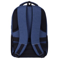 Рюкзак HEIKKI SECURE (ХЕЙКИ) универсальный, отделение для ноутбука, синий, 46x31x19 см, 273896 - фото 3