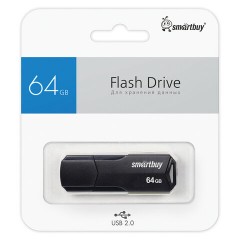 Флеш-диск 64 GB SMARTBUY Clue, USB 2.0, черный, SB64GBCLU-K Флеш-диск 64 GB SMARTBUY Clue, USB 2.0, черный, SB64GBCLU-K - фото 6