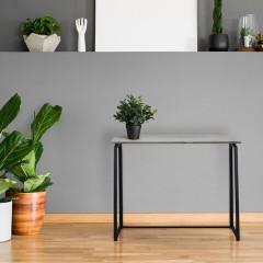 Стол на металлокаркасе BRABIX "LOFT CD-001", 800х440х740 мм, складной, цвет дуб антик, 641210 - фото 11