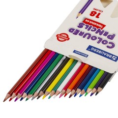 Карандаши цветные BRAUBERG PREMIUM, 18 цветов, трехгранные, грифель 3,3 мм, натуральное дерево, 181652 Карандаши цветные BRAUBERG PREMIUM, 18 цветов, трехгранные, грифель 3,3 мм, натуральное дерево, 181652 - фото 4
