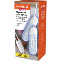 Сушилка для обуви электрическая с подсветкой и таймером, сушка для обуви, 12 Вт, DASWERK, SD8, 456201 Сушилка для обуви электрическая с подсветкой и таймером, сушка для обуви, 12 Вт, DASWERK, SD8, 456201 - фото 3