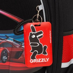 Ранец GRIZZLY анатомическая спинка, с бейджем, для мальчиков, RACER, 36х28х20 см, RAz-487-12/1 - фото 13