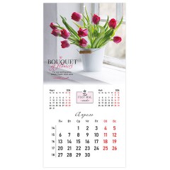 Календарь настенный перекидной 2026 г., BRAUBERG, 12 листов, 28,5х28,5 см, "Цветы", 116930 - фото 7