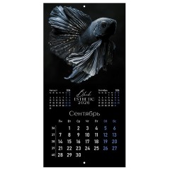 Календарь настенный перекидной 2026 г., BRAUBERG, 12 листов, 28,5х28,5 см, "Black esthetic", 116927 - фото 12