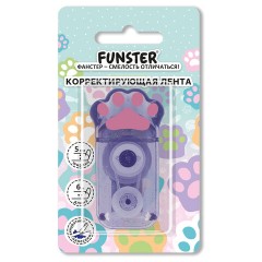 Корректирующая лента, кросс-серия "КОШАЧЬИ ЛАПКИ" FUNSTER (ФАНСТЕР), 5 мм х 6 м, ассорти, блистер, 274661 - фото 3