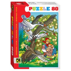 Пазл картонный 80 элементов, "Любимые герои", АССОРТИ, поле 23х16,5 см, STEP PUZZLE - фото 6