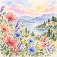Краски акварельные ERICH KRAUSE "Jolly Friends Pastel", 12 цветов, пластиковый пенал, европодвес, 61370 - фото 5