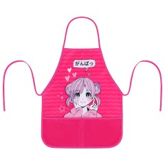 Набор для уроков труда BRAUBERG KIDS, клеенка ПВХ, накидка фартук с нарукавниками, "Anime style", 272362 - фото 3