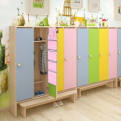 Кармашки-органайзер в шкафчик для детского сада BRAUBERG KIDS, крепление на липучке, наклейки-подсказки, 24х88 см, "Розовый кот", 274465 - фото 5