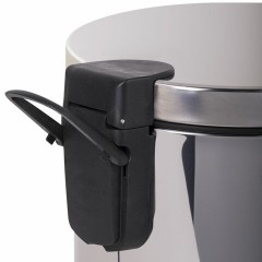 Ведро мусорное с педалью 20 литров "Classic Plus", ЗЕРКАЛЬНОЕ, нержавеющая сталь, со съемным внутренним ведром, LAIMA, ТУРЦИЯ, 608114 - фото 8