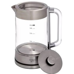 Чайник TIMBERK T-EK27G04, 2 л, 2200 Вт, закрытый нагревательный элемент, стекло, стальной Чайник TIMBERK T-EK27G04, 2 л, 2200 Вт, закрытый нагревательный элемент, стекло, стальной - фото 5