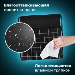 Мешок для обуви BRAUBERG БОЛЬШОЙ, с ручкой, карман на молнии, сетка, 49х41 см, "Checkered", 272404 Мешок для обуви BRAUBERG БОЛЬШОЙ, с ручкой, карман на молнии, сетка, 49х41 см, "Checkered", 272404 - фото 8