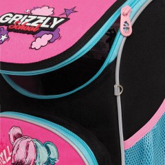 Ранец GRIZZLY анатомическая спинка, с мешком для обуви, для девочек, LIKE, 33х25х13 см, RAm-484-6/1 Ранец GRIZZLY анатомическая спинка, с мешком для обуви, для девочек, LIKE, 33х25х13 см, RAm-484-6/1 - фото 12