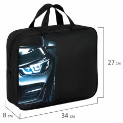 Папка на молнии с ручками BRAUBERG KIDS А4, 1 отделение, полиэстер, 80 мм, "Dark car", 273315 Папка на молнии с ручками BRAUBERG KIDS А4, 1 отделение, полиэстер, 80 мм, "Dark car", 273315 - фото 8