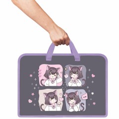 Папка на молнии с ручками ЮНЛАНДИЯ А4, 1 отделение, пластик, ширина 45 мм, "Anime dreamer", 273357 Папка на молнии с ручками ЮНЛАНДИЯ А4, 1 отделение, пластик, ширина 45 мм, "Anime dreamer", 273357 - фото 5