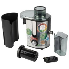 Соковыжималка POLARIS PEA 0829 Fruit Fusion, 800 Вт, стакан 0,35 л, емкость жмыха 1 л, пластик, сталь/черный, 15935 - фото 14
