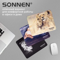 Коврик для мыши SONNEN "LIONS", резина + ткань, 220х180х3 мм, 513310 Коврик для мыши SONNEN "LIONS", резина + ткань, 220х180х3 мм, 513310 - фото 11