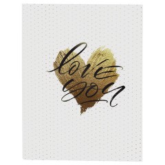 Фотоальбом с заметками BRAUBERG "Love you" на 200 фото размером 10х15 см, твердая обложка с тиснением фольгой, подарочный бокс, 391430 - фото 4
