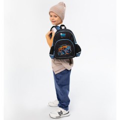 Рюкзак BRAUBERG KIDS PLAY детский, 1 отделение, 3 кармана, Funny wheels, 29х23х12 см, 273149 - фото 7