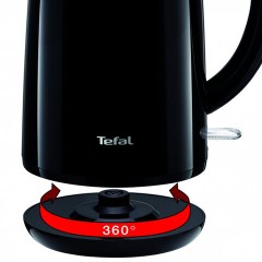 Чайник TEFAL KO260830, 1,7 л, 2150 Вт, закрытый нагревательный элемент, двойные стенки, пластик, черный, 7211002465 Чайник TEFAL KO260830, 1,7 л, 2150 Вт, закрытый нагревательный элемент, двойные стенки, пластик, черный, 7211002465 - фото 7